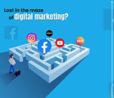 infographic social marketing maze