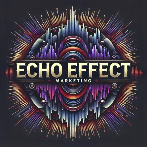 Logo for echo effect marketing